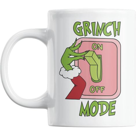 Tasse de Noël pour petit déjeuner – Idée cadeau pour Noël – Motif Noël 11 oz – (Vert) (1/5)