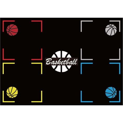 Tapis d'Entraînement de Basketball - Semelles en Caoutchouc Silencieuses et Antidérapantes, pour la Maison et les Enfants, Compatible avec les Jouets de Sport et d'Extérieur.
