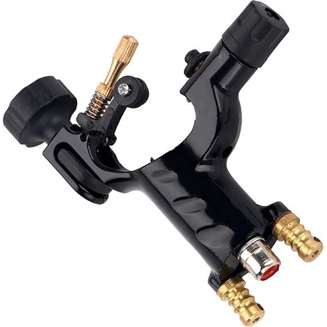 Machine à tatouer rotative liner shader 3 couleurs, moteur puissant, câble RCA, accessoires pour artistes (1/5)