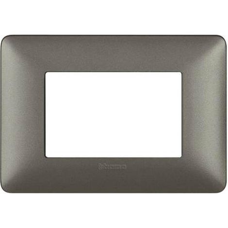 Plaque Bticino Matix 3 modules iron AM4803MIR