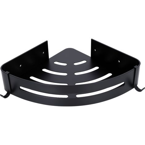 Myzea Dachbodenregal, schwarz, für die Badezimmerdusche