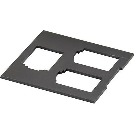 Platine de montage données techniques, 19,35x21,55mm, noir