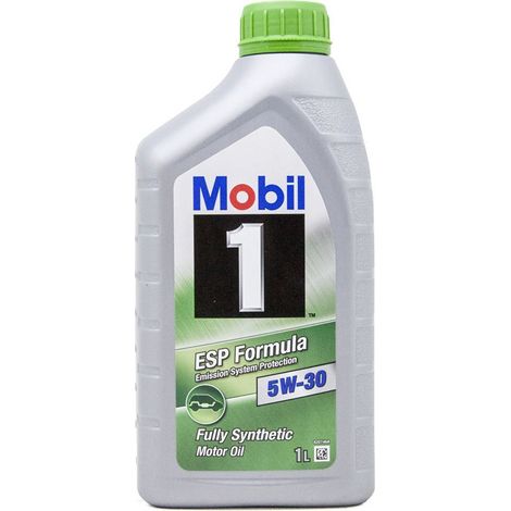 Multipack di 5 mobil 1 olio motore completamente sintetico 5w-30 esp da 1 litro ciascuno