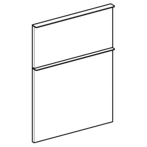 GE Set Schubl. Frt f. iCon Seitenschrank Breite 45 cm, weiß (2 St.) (1/2)