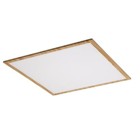 Plafoniera LED Rabalux Almond quadrata 59,5cm 40W faggio