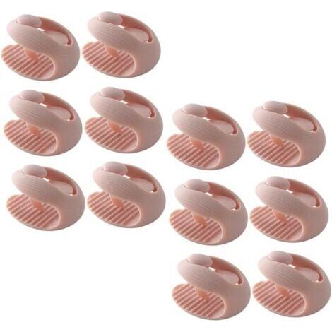 12 Bettdeckenclips (Rosa) Bettbezugclips Bettdeckenclips Schlaufenclips Bettdeckenbefestigungen Bettdeckenclips