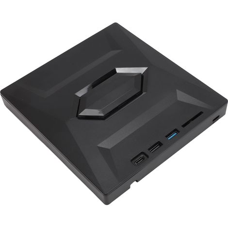 Lecteur/graveur CD/DVD externe USB 3.0 de type C avec lecteur/graveur de disque portable et lecteur/graveur pour PC portables Windows et Linux. Compatible avec Windows et Linux. (1/5)