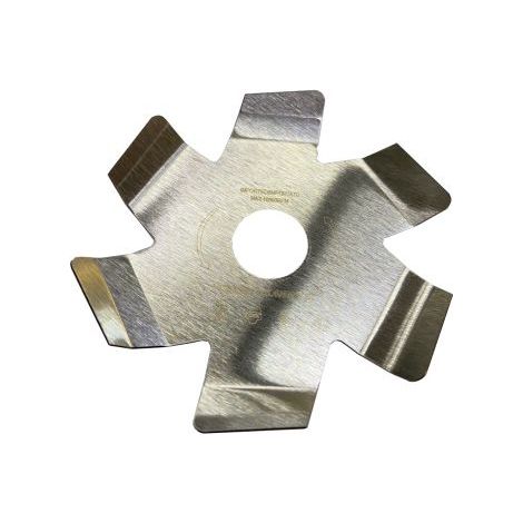 Disco decespugliatore antiavvolgimento proteggitestina