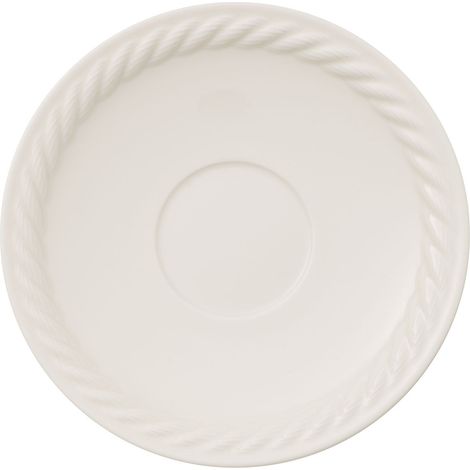 Villeroy & Boch Montauk Piattino, 16 cm, Porcellana Premium, Bianco (1/4)