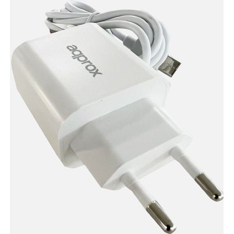 Approx APPUSBWALL18 Kit 2 in 1: 18W Cargador QC 3.0 + Cable USB Tipo-C