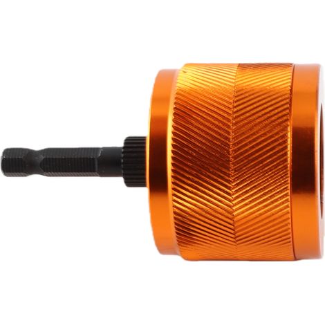 Nettoyeur de tuyau en cuivre pour perceuse 19 mm, brosse métallique électrique pour tube cuivre avec 2 brosses en acier remplaçables (1/5)