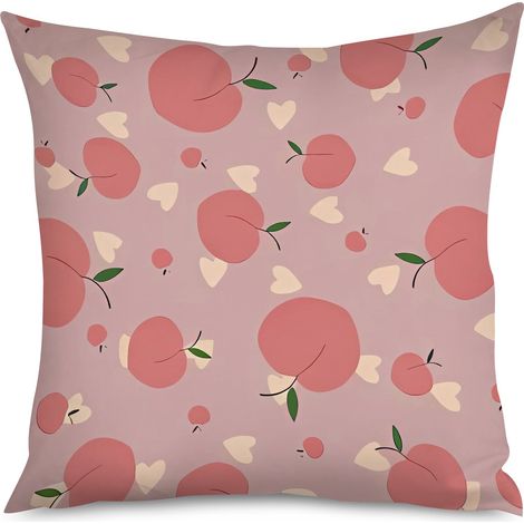Housse de Coussin Déco Pêches Style Moderne (1/5)