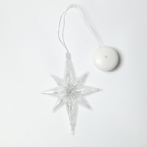 Cloches de Noël bonhomme de neige étoiles lumières vacances fenêtre décorations LED ventouse lumières alimenté par batterie guirlande de Noël pour la décoration intérieure lumières, étoiles (1/2)