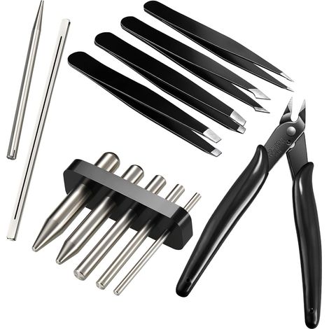 12 metal model tool kits including 7 long edge bending tool models, tab bending tool, cylinder cone bending tool, bending assistant, 1 clamp, 4 metal clamps (1/5)