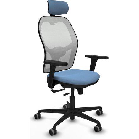 Sedia da ufficio piqueras y crespo Jorquera bianco ergonomica regolabile (1/2)