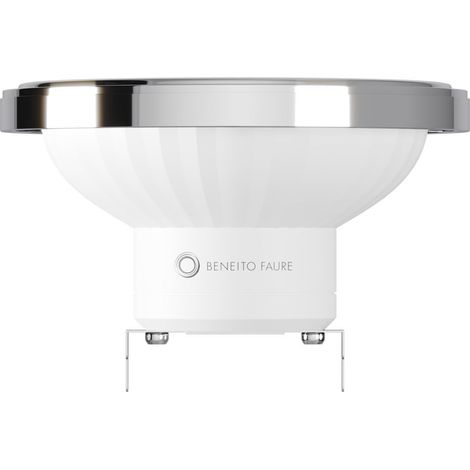 Ampoule Led Ar111 15W 15º G53 2700K 1050Lm Lumière Chaude Pour Intérieur Ip20 Finition Chromée Haute Efficacité - Beneito & Faure (1/5)