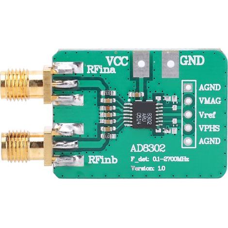 Détecteur logarithmique RF AD8302 pour mesure de puissance signal micro-ondes (1/5)