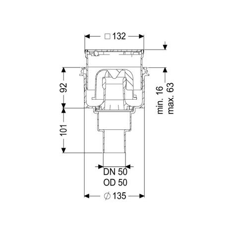 KESSEL 45250.63 Bonde de sol/plafond Practicus