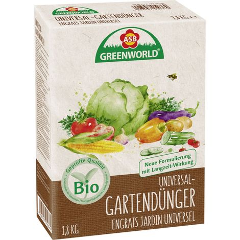 ASB Greenworld Bio Universal Gartendünger 1,8 kg Dünger Universaldünger