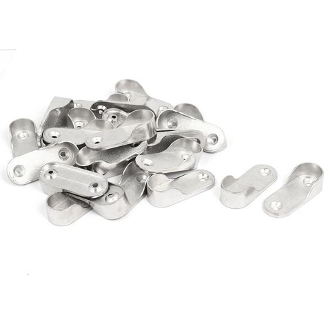 25 pièces d'installation cuisine, tiges fixation, extrémités support, argent pour armatures cuisine (1/2)