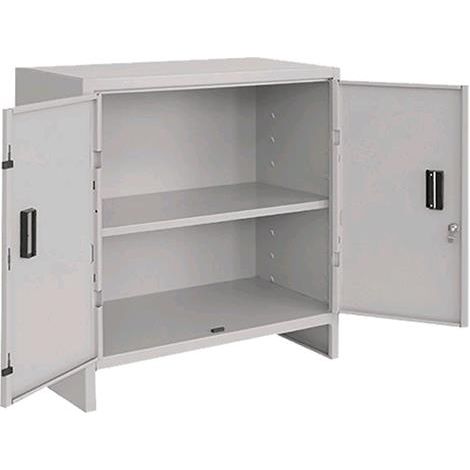 Armadio In Lamiera Tutto Piani 'Pratiko' Cm 80 X 40 X H 80 (Fornito Smontato)