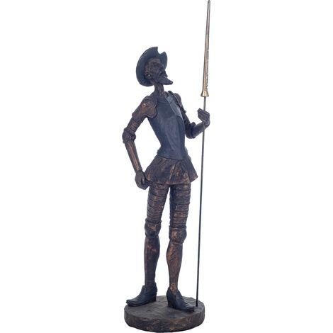 Signes Grimalt Figura Bronce Figuras Don Quijote De Pie Bronce Dorado 12x12x41cm 45937 (1/4)