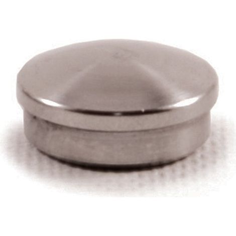 Metalideal  Bouchon bombé inox pour lisse creuse