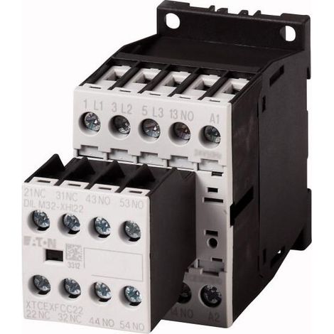 Contacteur de puissance 3p+3F+2O 4kW/400V/AC3 000276810 EATON DILM9-32(24VDC)