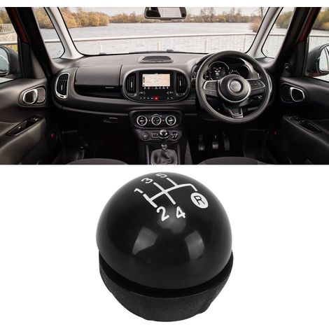 Ergonomischer Schaltknauf für manuelle Schaltung, kompatibel mit Fiat 500/500C (2007–2018) – ABS (1/5)