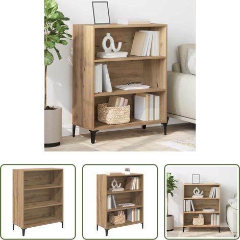 vidaXL Wohnzimmermöbel - Sideboard Artisan-Eiche 69,5 x 32,5 x 90 cm Holzwerkstoff (1/5)