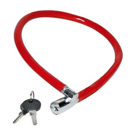 LUCCHETTO PER BICI A CAVO 10 mm x 65 cm (1/4)