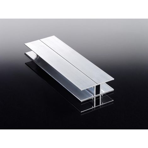 Alu-H-Profil 6000 mm pressblank, 16 mm