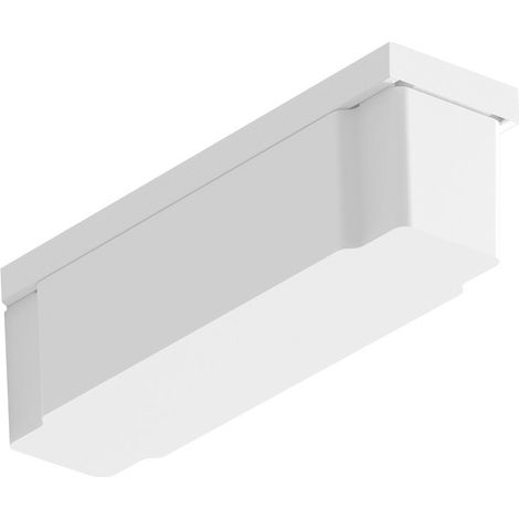 Binario magnetico sottile bianco per riporre i cavi (1/4)
