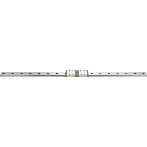 Coulisse linéaire mini élargie, bloc coulissant à billes à circulation, rail mobile de précision MGW9C-500-2R (1/5)