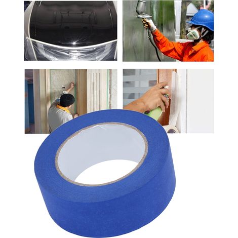 Ruban adhésif de masquage bleu pour peinture automobile, décoration et imprimante 3D (45 mm x 50 m). (1/5)