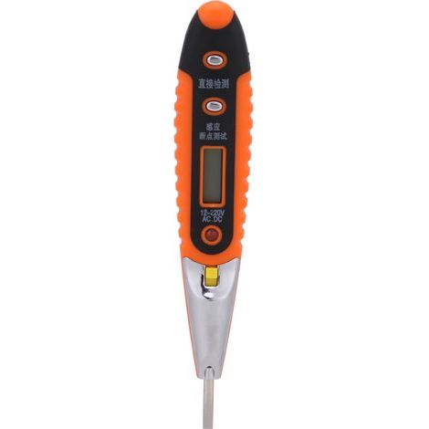 Robust Blue LED Voltage Tester, Portable Design Self-Test Case Fault Tester, DC AC 12-250V Power Fault Testing, Multifunctional Tester with Light for Components... (1/5)