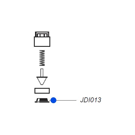 Junta labial cónica JDI013VF Dosatron (1/2)