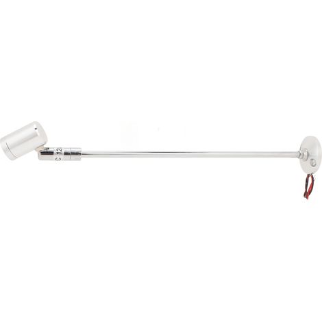 1 Spot LED mini orientable sur socle pour présentoir bijoux meuble DC 12V 1W alliage aluminium lampe d'accent intérieur chaud + 2 vis (1/5)