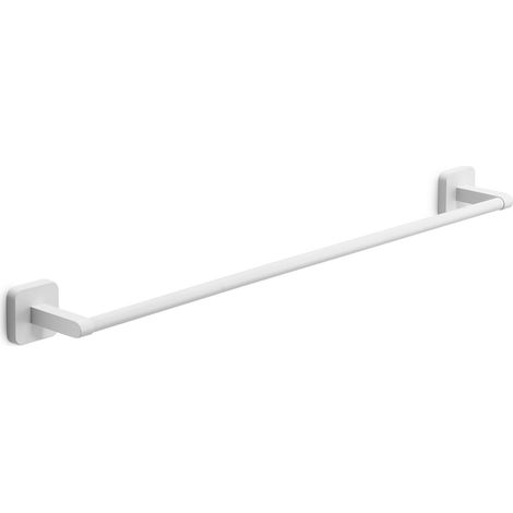 Portasalviette 60 Cm Bianco Opaco Da Fissare A Muro  Tahiti