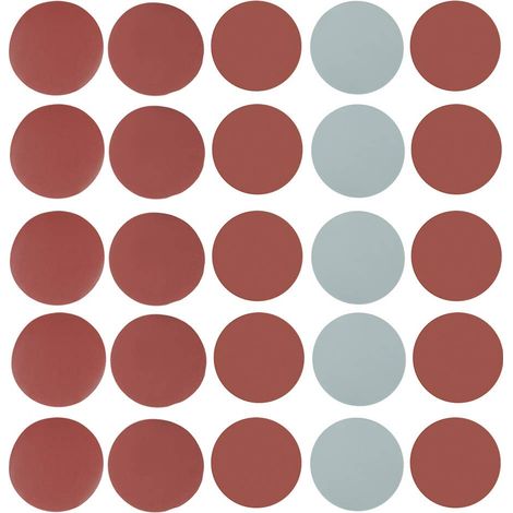 Papier à Poncer 25pcs Coloré 800 1000 1500 2000 3000 Mélanger Poncer Sander Disque Ponçage Papier Tampons Papier abrasif Ensemble de Ponçage pour le Ponçage Polissage Derusting (1/5)