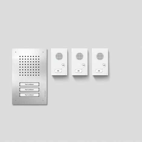 Siedle Audio-Set Classic CLAB 850-3 Edelstahl Weiß Set