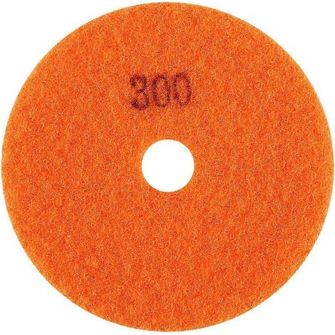 100 mm 4" Nass-Diamantschleifscheibe Polierscheibe für Granit Marmor Stein (Körnung 300)