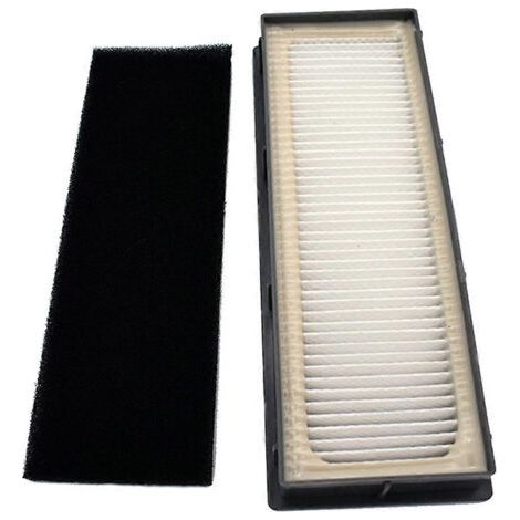 NALOOKAMIC Kit de remplacement de filtre pour aspirateur Ecovacs Deebot DE55, DE53 et DE6G : brosse latérale, filtre HEPA et rouleau. (1/4)