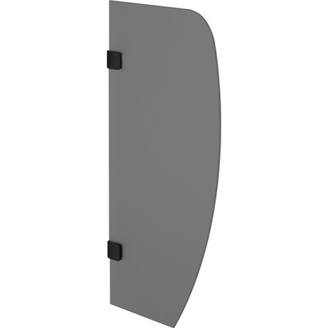 Sapho Accessoires - Paroi de séparation pour urinoir, noir mat 2502-06 (1/2)