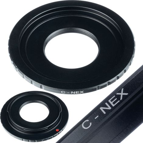 Adattatore C-Mount M25 - Adattatore Sony E-Mount per fotocamere Sony