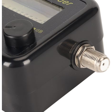 Détecteur Satellite Portable avec Contrôle Niveau DB pour Bande C/Ku - Connexion LNB à REC (1/5)
