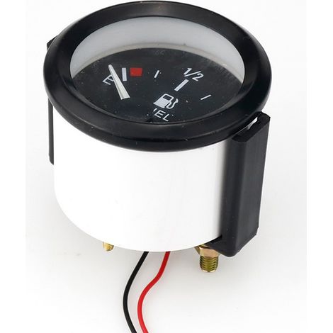Jauge à carburant à cadran noir de 52 mm (2 pouces) pour modification du tableau de bord de voiture (pas d'échantillon disponible, processus en cours) (Exclusivité Mexique) (1/5)