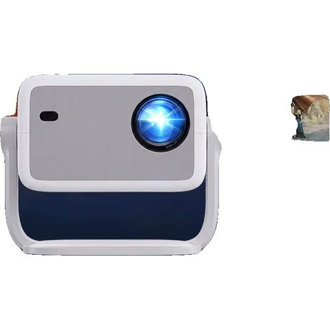 Proyector inteligente, resolución 1920x1080, tamaño de proyección de 40 a 150 pulgadas, 850 lúmenes ANSI, compatible con sistema Android, rotación de 360°. (1/5)