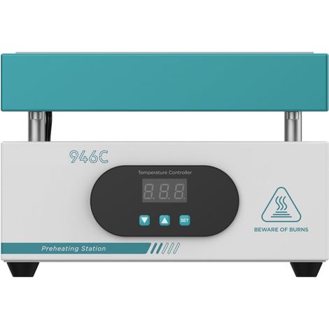 Station de préchauffage de soudure à plaque chauffante électrique 946C plaque chauffante électronique LCD affichage numérique Station de préchauffage for PCB SMD chauffage téléphone LCD écran tactile (1/5)