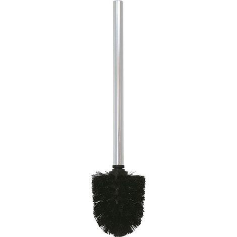 Spazzola WC Manico Inox Palla Nera - M S V